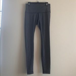 Lululemon dark heather gray legging. Size 10.